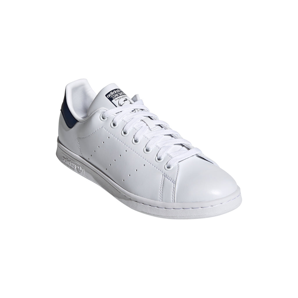 ■adidas■ Stan Smith White Navy FX5501 adidas FX5501 Men's Stan Smith Shoes, White/Collegiate Navy