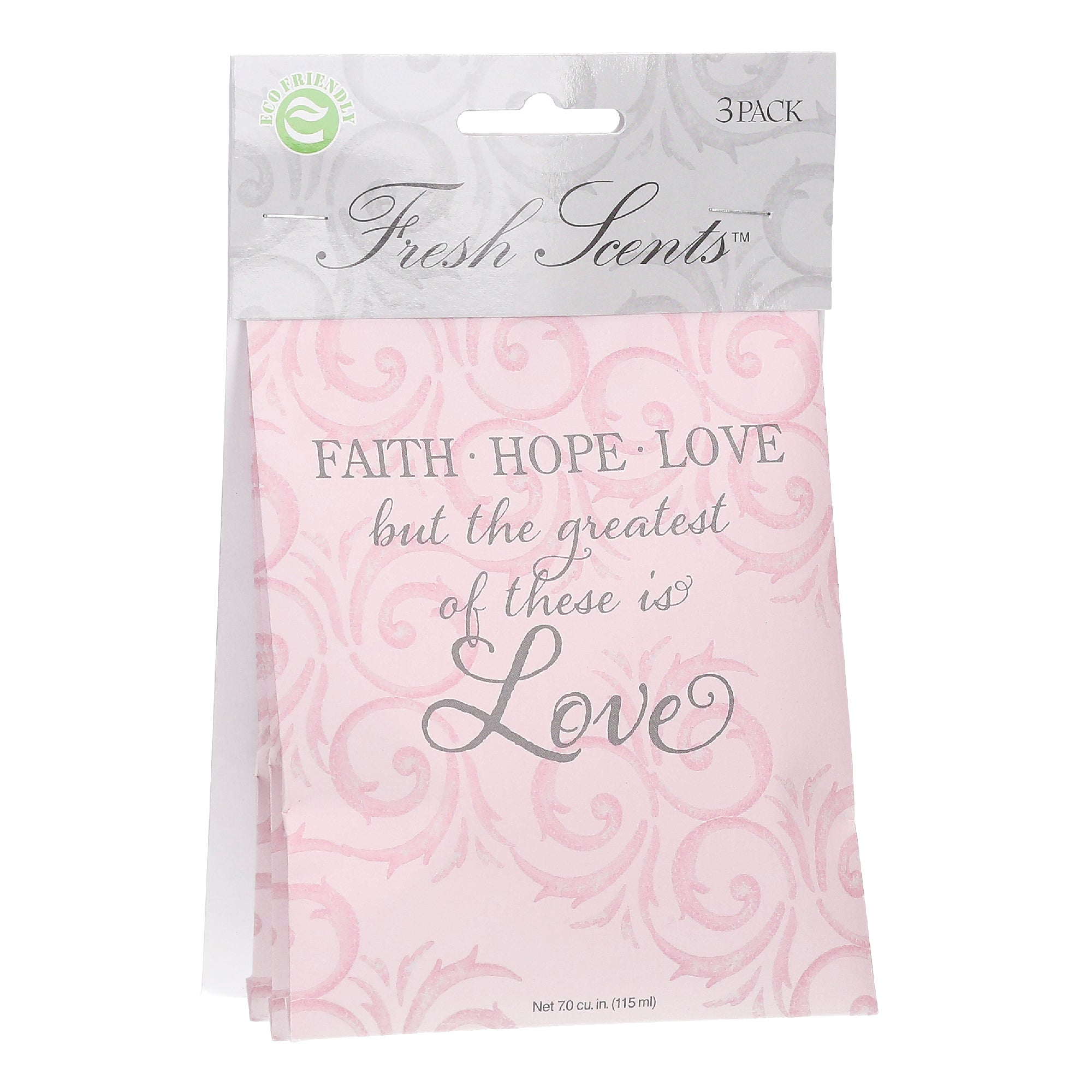 Willowbrook Fresh Scents Faith, Hope, Love Sachet - 3 Pack