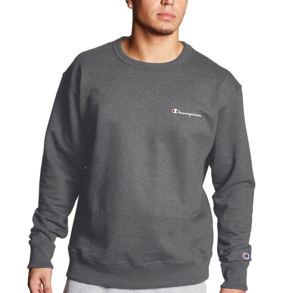 Champion Mens Powerblend Fleece Crew Sweatshirt