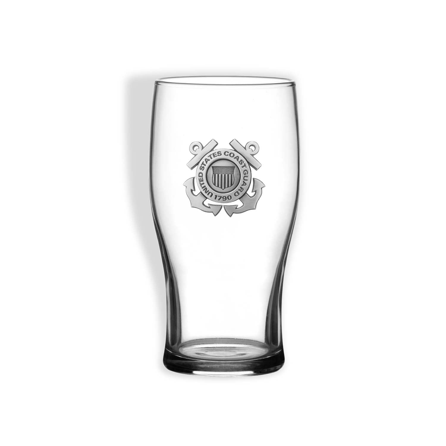 Coast Guard Sparta Pewter Pub Glass