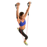 GoFit Pro Gym-in-a-Bag Round Resistance Bands with Handles, Straps, Door Anchor and DVD