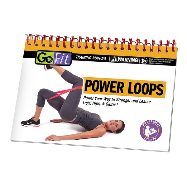 GoFit Round Power Loops Resistance Bands 5lb, 10lb, 15lb 3 PK