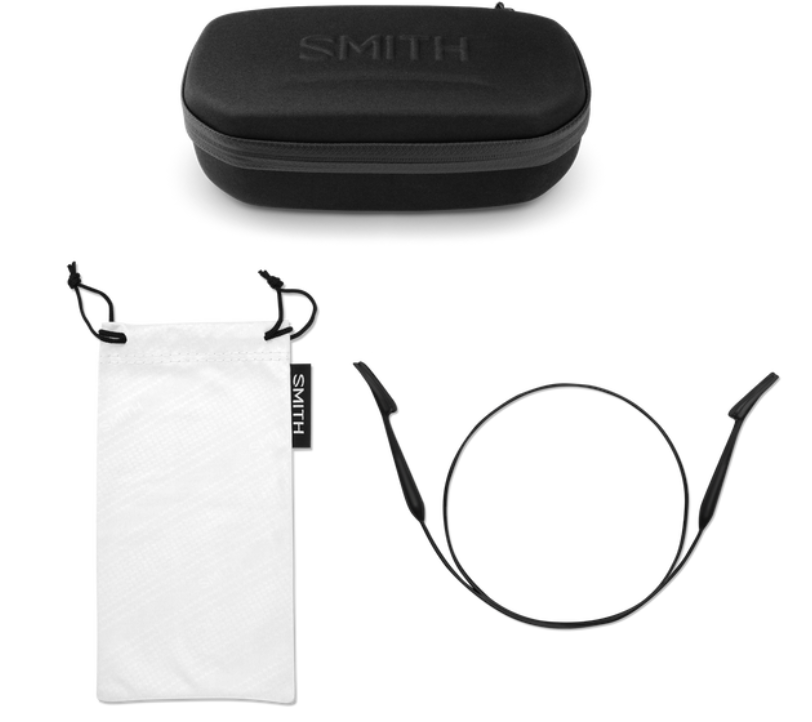 Smith Guide's Choice Matte Black Frame - ChromaPop Glass Polarized Green Lens - Polarized Sunglasses