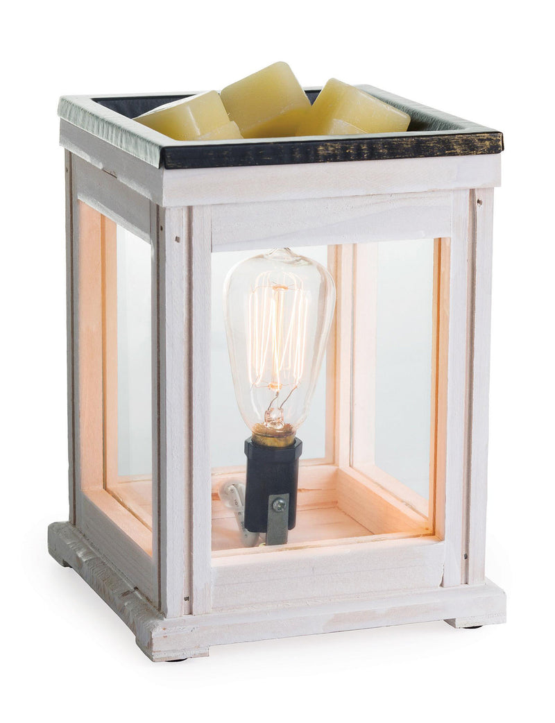 CANDLE WARMERS ETC. Weathered Wood Edison Bulb Illumination Warmer