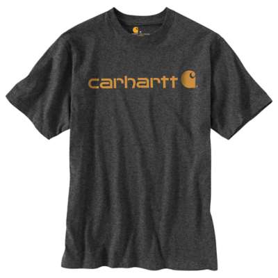 Carhartt Mens Signature Logo Short Sleeve T-Shirt