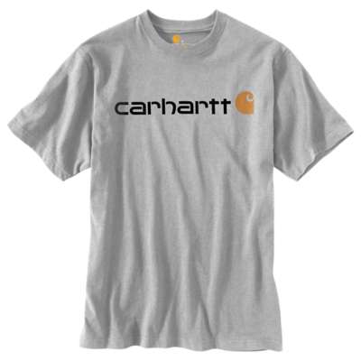 Carhartt Mens Signature Logo Short Sleeve T-Shirt