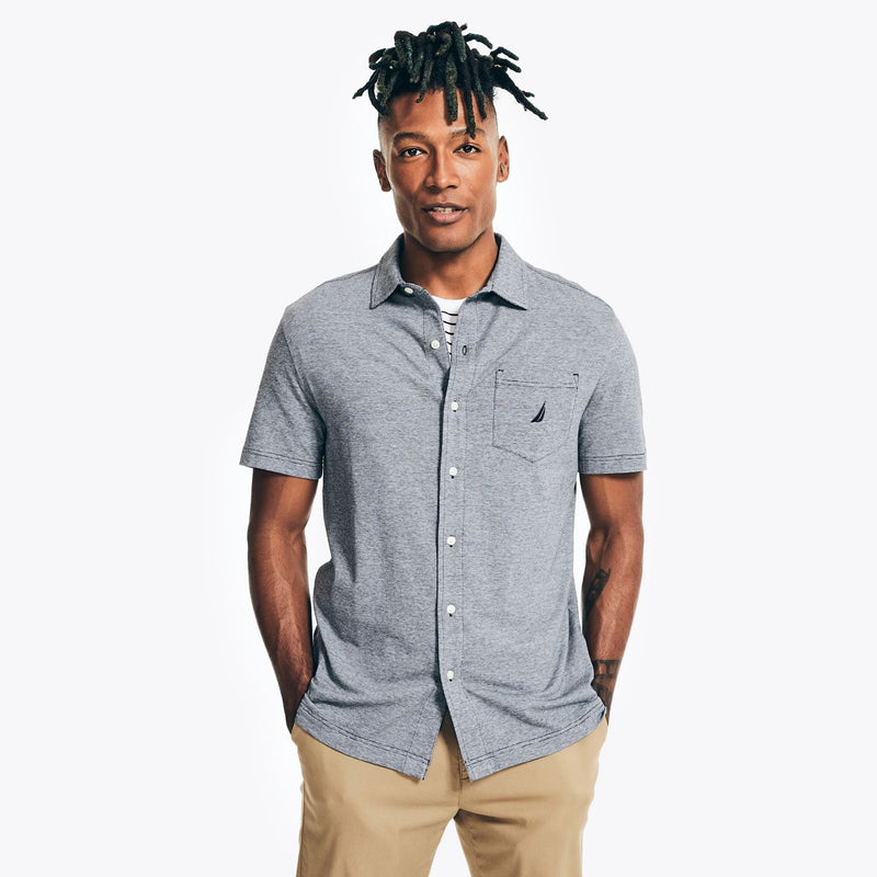 Nautica Mens Stretch Oxford Woven Short Sleeve Shirt – ShopCGX Nautica Mens Stretch Oxford Woven Short Sleeve Shirt – ShopCGX