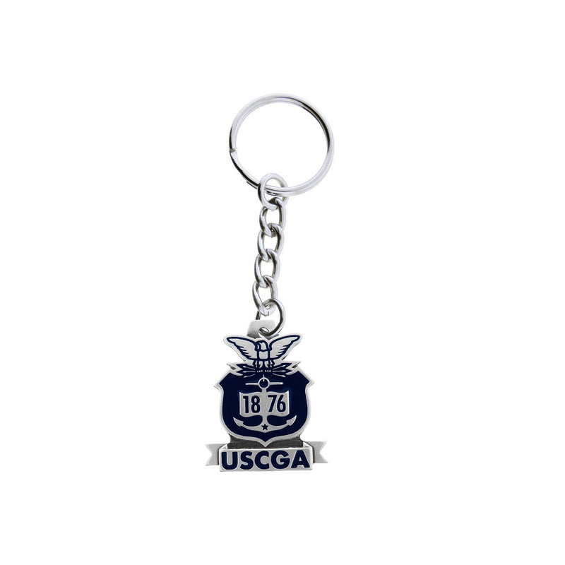 Coast Guard Academy Sparta Pewter Keychain