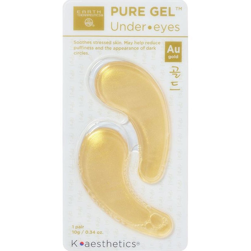 Earth Therapeutics Pure-Gel Under-Eye Patches - Gold