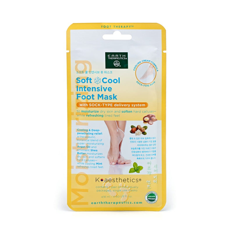 Earth Therapeutics Soft Cool Intensive Foot Mask