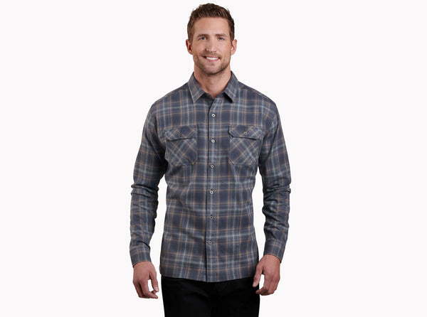 KÜHL Mens Dillingr Long Sleeve Flannel Shirt