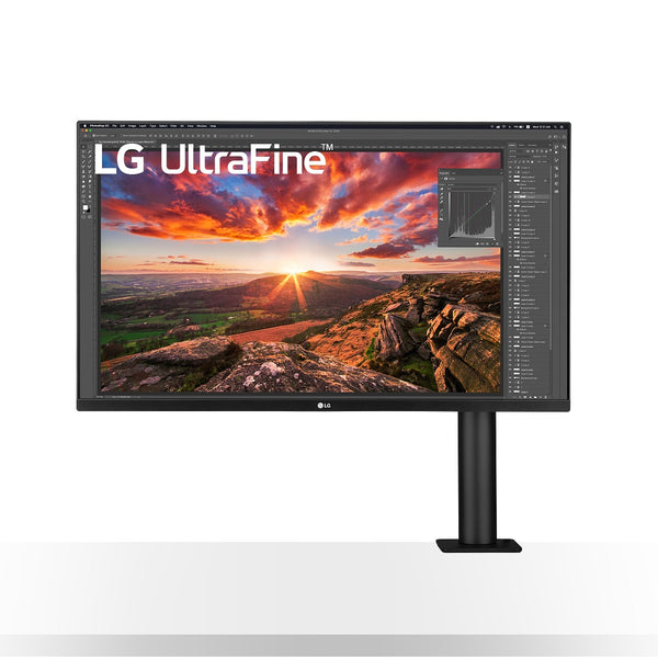 LG 32" Monitor With Ergo Stand - UltraFine Display 4K HDR10 - Black