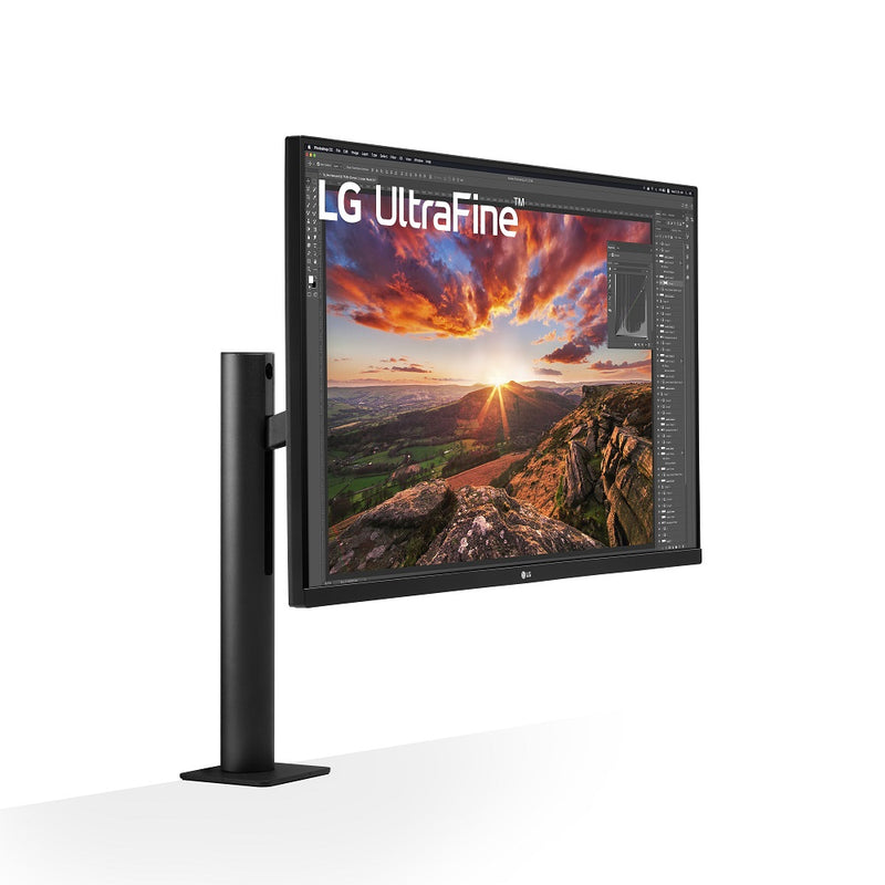 LG 32" Monitor With Ergo Stand - UltraFine Display 4K HDR10 - Black