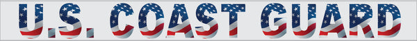 Coast Guard Window Strip Sticker