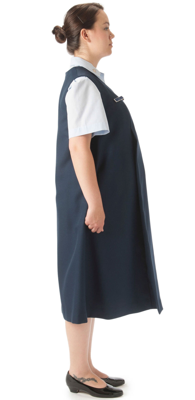 Maternity Service Dress Blue Jumper ShopCGX Maternity Service Dress Blue Jumper ShopCGX