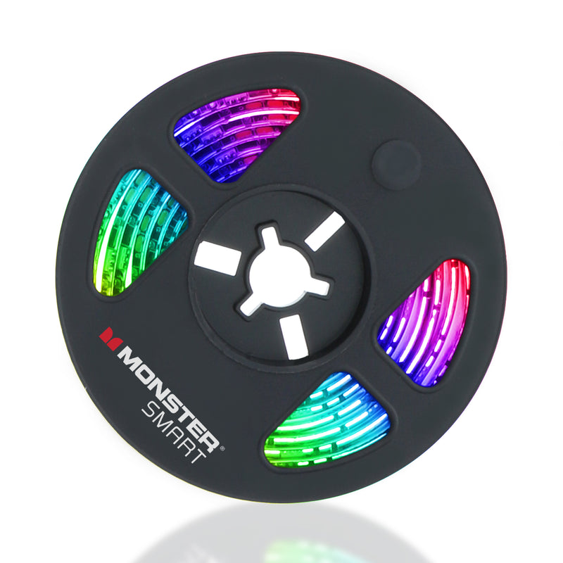 Monster Smart Illuminessence Multi Color & Multi White LED Light Strip – 6.5ft