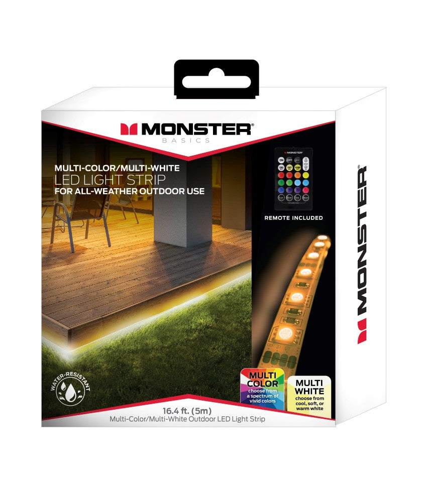 Monster Multi-Color/Multi-White LED Light Strip - 16.4ft