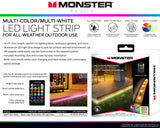 Monster Multi-Color/Multi-White LED Light Strip - 16.4ft