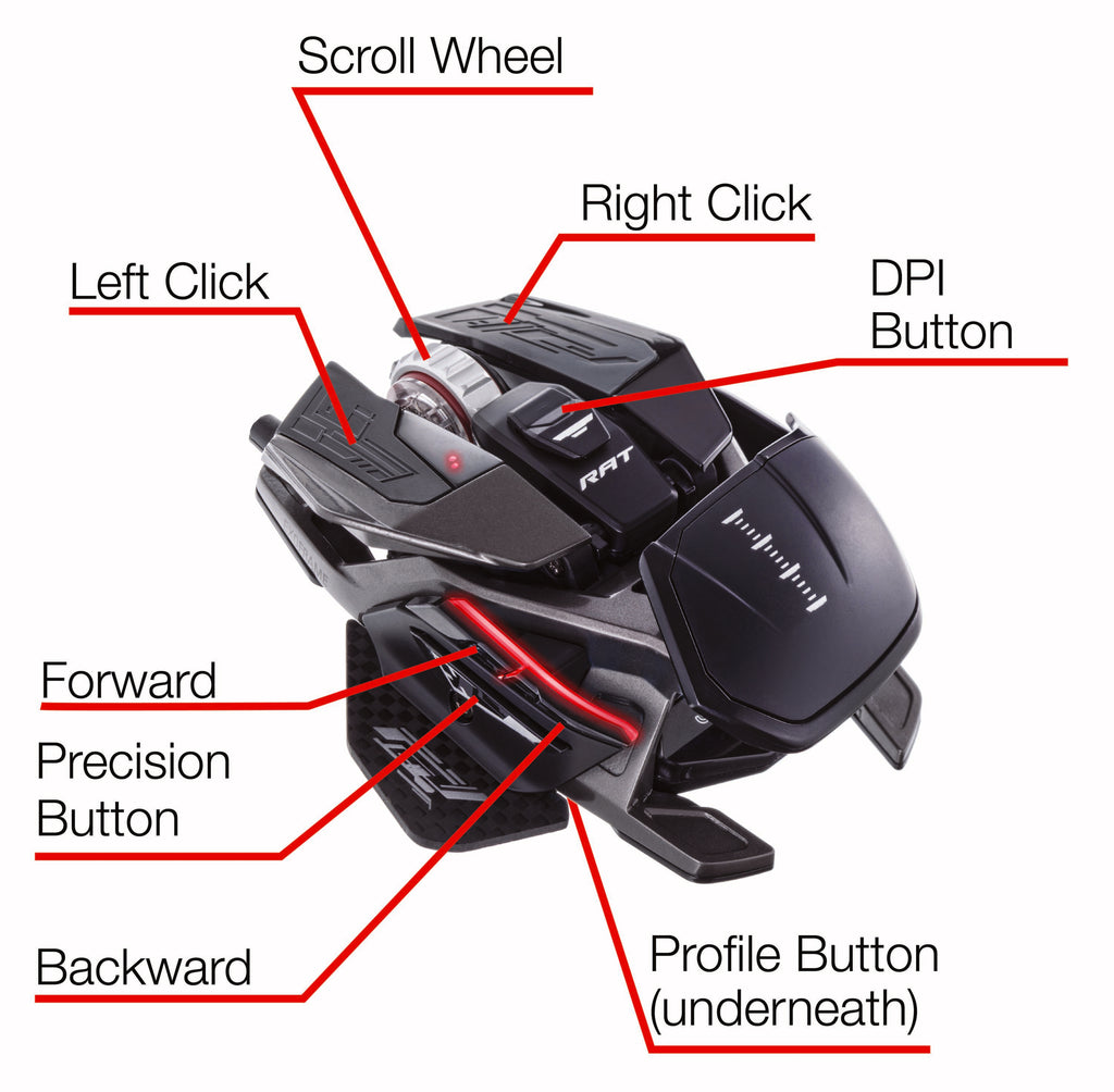 Mad Catz The Authentic R.A.T. Pro X3 Gaming Mouse – ShopCGX
