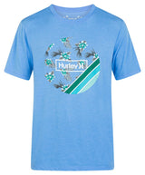 Hurley Mens Alo Moana Stripes Short Sleeve T-Shirt