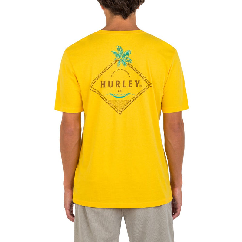 Hurley Mens Washed Cross Breeze Short Sleeve T-Shirt