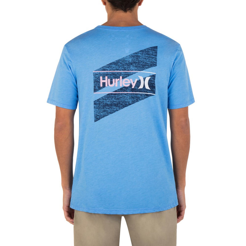 Hurley Mens One and Only Slashed Short Sleeve T-Shirt