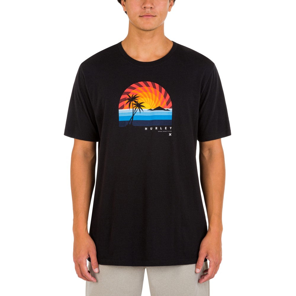 Hurley Mens Swirlset Short Sleeve T-Shirt