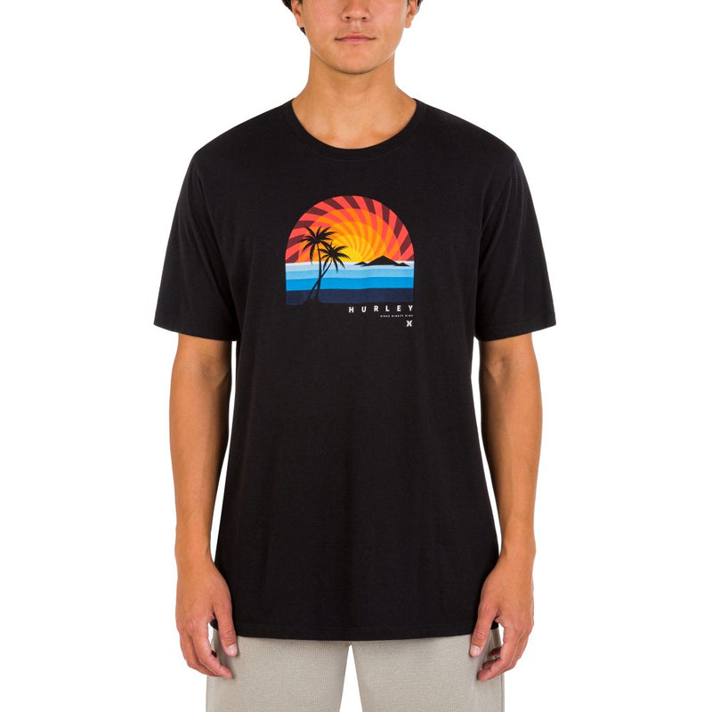 Hurley Mens Swirlset Short Sleeve T-Shirt