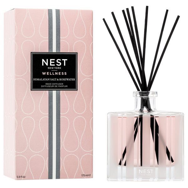 NEST New York Himalayan Salt & Rosewater Reed Diffuser