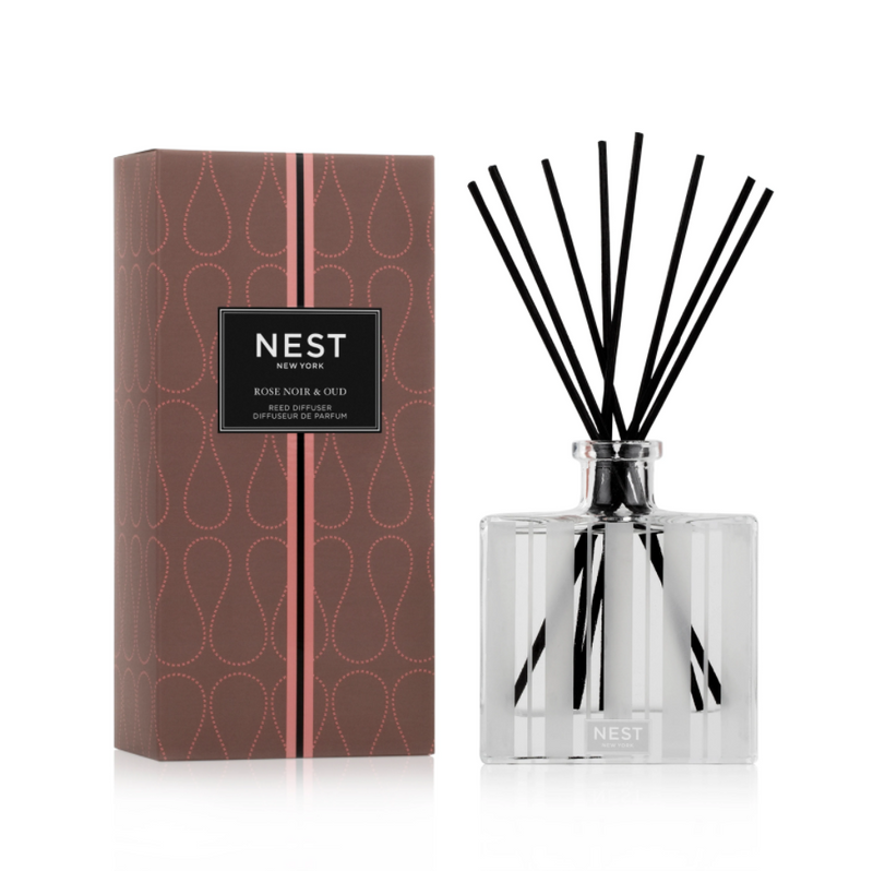 NEST New York Rose Noir & Oud Reed Diffuser