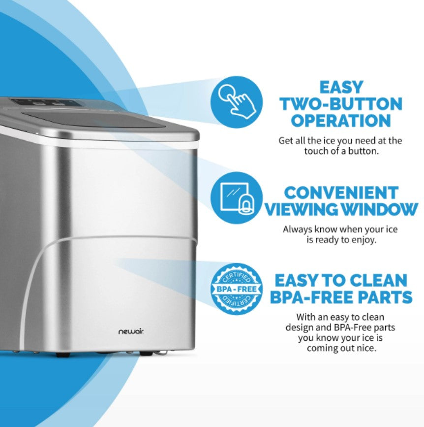 Newair 26 lbs. Countertop Ice Maker