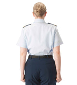 Female Light Blue Short Sleeve Dress Shirt (Trops)