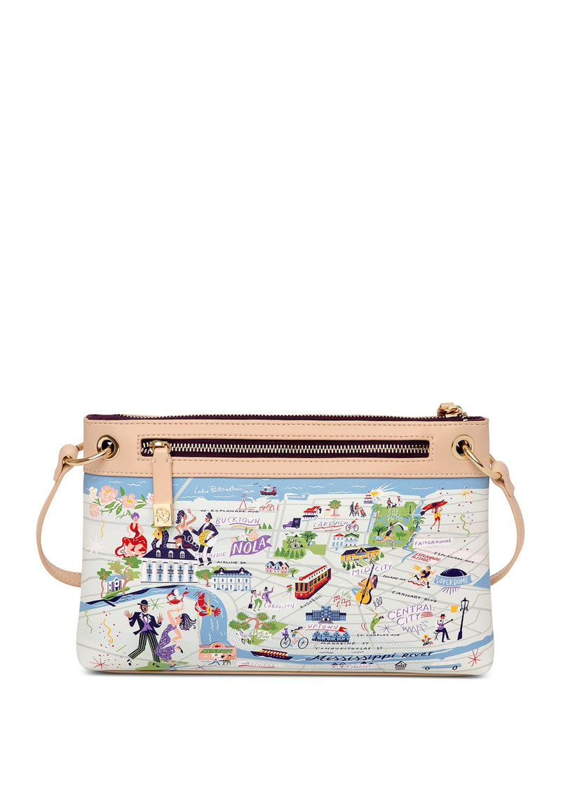 Spartina 449 Greetings From New Orleans Crossbody Handbag