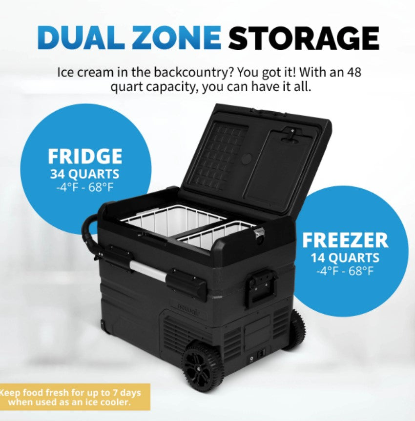 Newair Portable 48 qt. 12V Electric Cooler