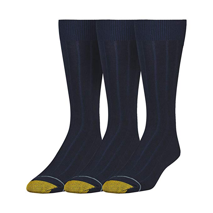 Gold Toe Mens Hampton Crew Sock - 3 Pack