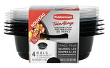 Rubbermaid Food Storage TakeAlongs Round Containers - 4 Cup - 4 Piece