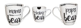 Evergreen Bear Family Ceramic Cup Gift Set