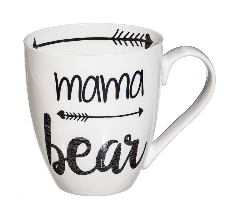 Evergreen Bear Family Ceramic Cup Gift Set