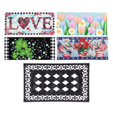 Evergreen Sassafras Spring Summer Holidays Interchangeable Doormats - Set of 5