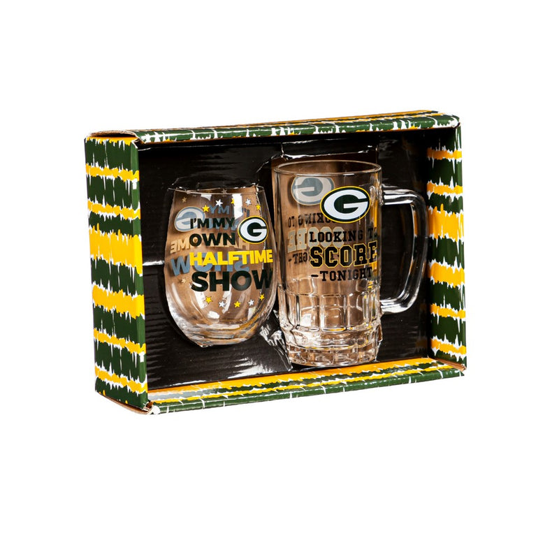 Green shops bay packers beer stein