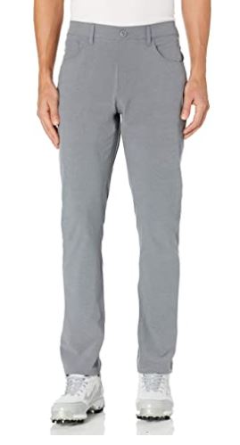 PGA Tour Mens Flat Front 5 Pocket Horizontal Texture Golf Pants