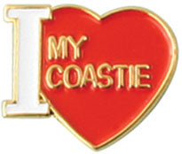 Coast Guard Lapel Pin -  I Love My Coastie