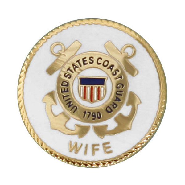 Coast Guard Lapel Pin - Wife