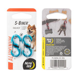 Nite Ize S-Biner TagLock Aluminum - 2 Pack