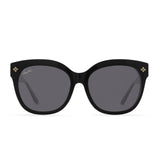 Patricia Nash Womens Audrey Cateye Black Sunglasses