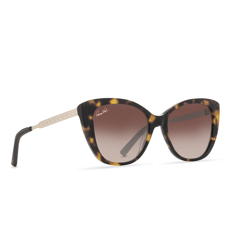Patricia Nash Womens Brigitte Cateye Tortoiseshell Sunglasses