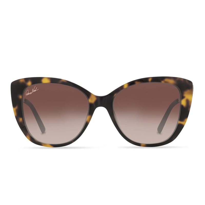 Patricia Nash Womens Brigitte Cateye Tortoiseshell Sunglasses