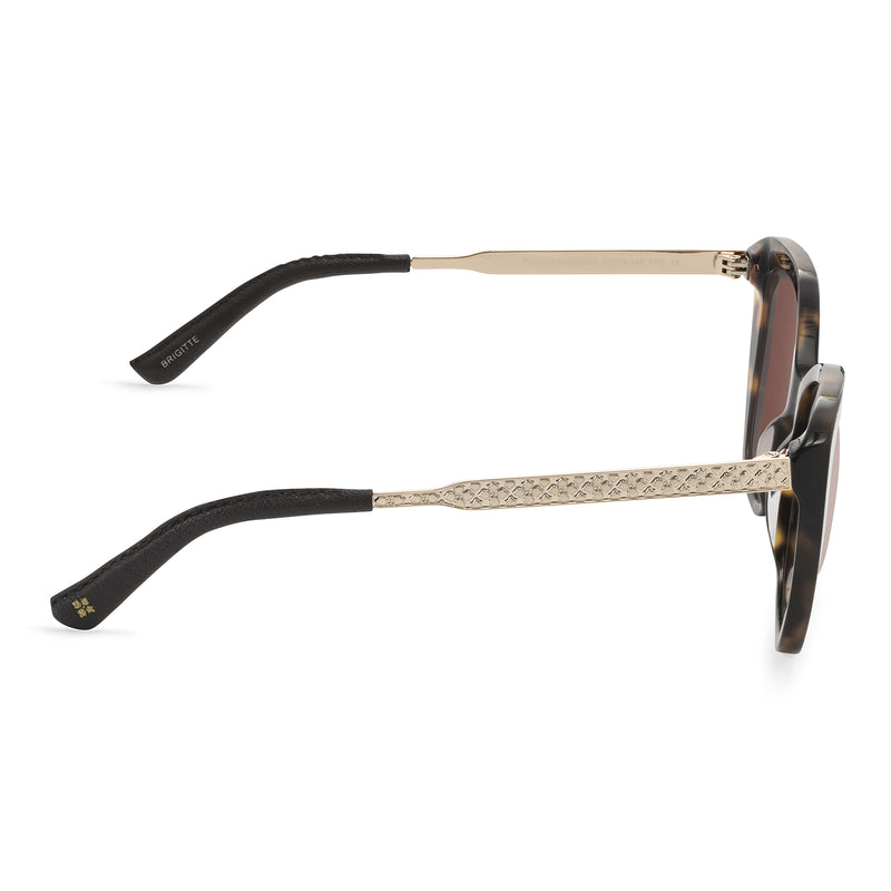 Patricia Nash Womens Brigitte Cateye Tortoiseshell Sunglasses