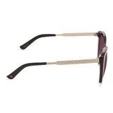 Patricia Nash Womens Brigitte Cateye Wine Sunglasses