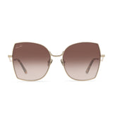 Patricia Nash Womens Sophia Gold Sunglasses